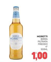 Moretti - Birra Filtrata Freddo