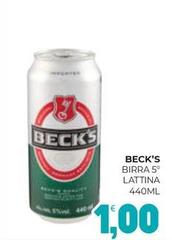 Becks - Birra 5° Lattina