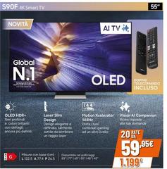Samsung - S90F 4K Smart TV 55