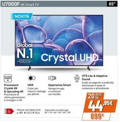 Samsung - U7000F 4K Smart TV 85
