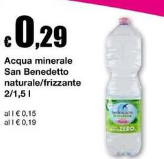 San Benedetto - Acqua Minerale Naturale/frizzante