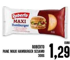 Roberto - Pane Maxi Hamburger Sesamo