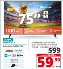 Hisense - 75A69Q Smart Tv 75