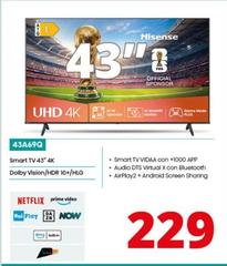 Hisense - 43A69Q Smart Tv 43