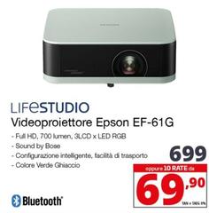 Epson - Lifestudio Videoproiettore EF-61G