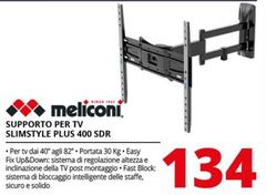Meliconi - Supporto Per Tv Slimstyle Plus 400 SDR
