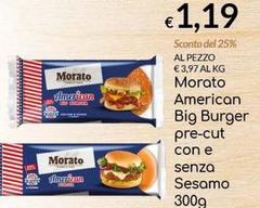 Morato - American Big Burger Pre-Cut Con E Senza Sesamo