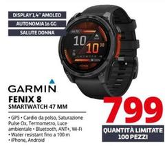 Garmin - Fenix 8 Smartwatch 47 Mm