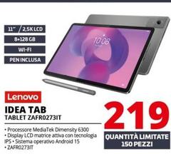 Lenovo - Idea Tab Tablet ZAFR0273IT