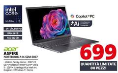 Acer - Aspire Notebook A14-52M-5067