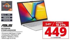 Asus - Notebook E1504FA-BQ2422W