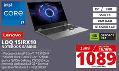 Lenovo - LOQ 15IRX10 Notebook Gaming