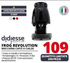 Didiesse - Frog Revolution Macchina Caffe A Cialde