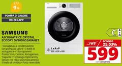 Samsung - Asciugatrice Crustal Ecodry DV90DG52A0AHET