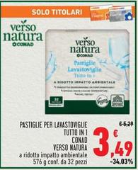 Conad - Pastiglie Per Lavastoviglie Tutto In 1 Verso Natura