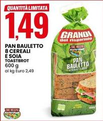 Tre Mulini - Pan Bauletto 8 Cereali E Soia Toastbrot