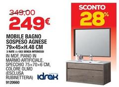 Idrak - Mobile Bagno Sospeso Agnese 