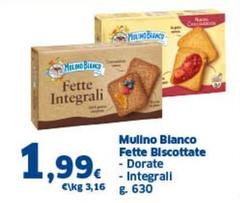Mulino Bianco - Fette Biscottate Dorate/Integrali