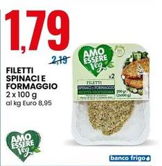 Amo Essere Veg - Filetti Spinacie Formaggio