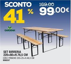 Gardenia - Set Birreria