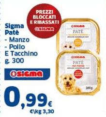 Sigma - Patè Manzo/Pollo E Tacchino