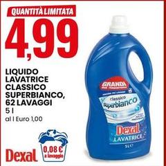 Dexal - Liquido Lavatrice Classico Superbianco