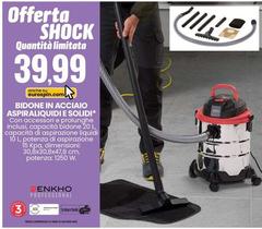 Enkho - Bidone In Acciaio Aspiraliquoie Solidi