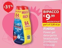 Finish - Power Gel Detergente Lavastoviglie