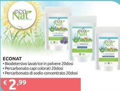Econat - Biodetersivio Lavatrice In Polvere 20 Dosi