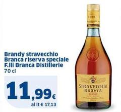 Fratelli branca distillerie - Brandy Stravecchio Branca Riserva Speciale