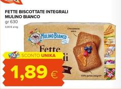 Mulino Bianco - Fette Biscottate Integrali