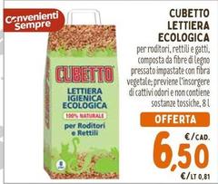 Cubetto Lettiera Ecologica