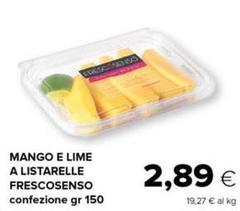 Fresco senso - Mango E Lime A Listarelle