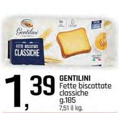 Gentilini - Fette Biscottate Classiche