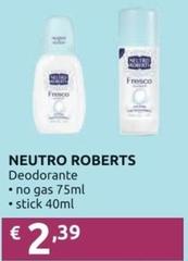 Neutro Roberts - Deodorante No Gas