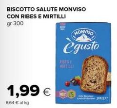 Monviso - Biscotto Salute Con Ribes E Mirtilli