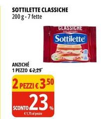 Sottilette - Classiche