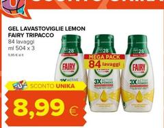 Fairy - Gel Lavastoviglie Lemon