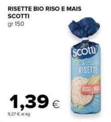 Scotti - Risette Bio Riso E Mais