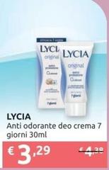 Lycia - Anti Odorante Deo Crema 7 Giorni