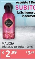 Malizia - Edt Spray