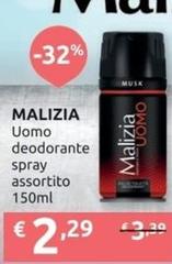 Malizia - Uomo Deodorante Spray