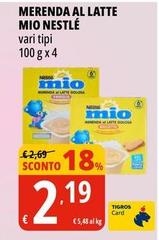 Nestlè - Merenda Al Latte Mio