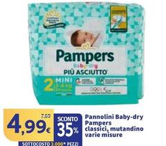 Pampers - Pannolini Baby-Dry Classici, Mutandino