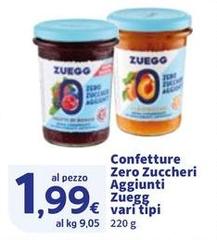 Zuegg - Confetture Zero Zuccheri Aggiunti