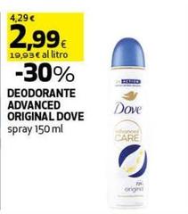 Dove - Deodorante Advanced Original