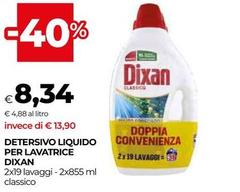 Dixan - Detersivo Liquido Per Lavatrice