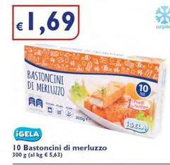 Igela - 10 Bastoncini Di Merluzzo