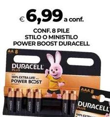 Duracell - Conf. 8 Pile Stilo O Ministilo Power Boost