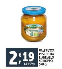 Valfrutta - Pesche Ita-liane Allo Sciroppo